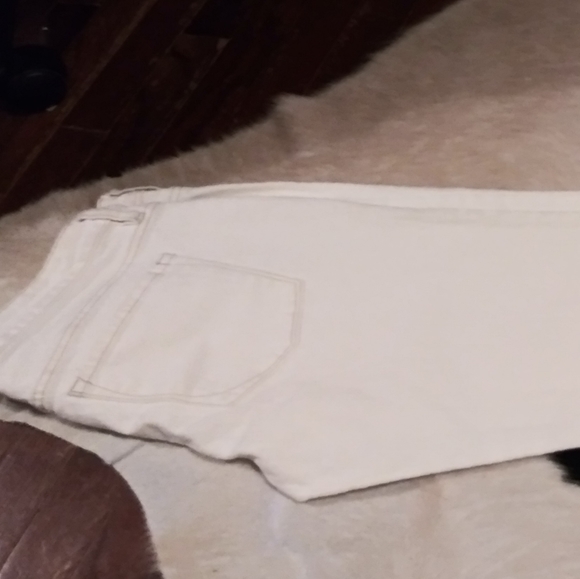 Straight line size 8 long white Jean good conditio - Picture 1 of 5